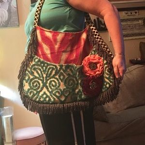 Miss Margo NWOT bag with two flowers